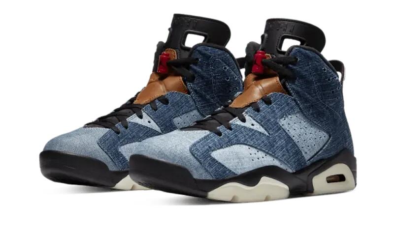 Jordan 6 Retro Washed Denim 2/4