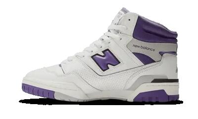 Schoenen - basketbal - 650r - hi-top leer - white/interstellar