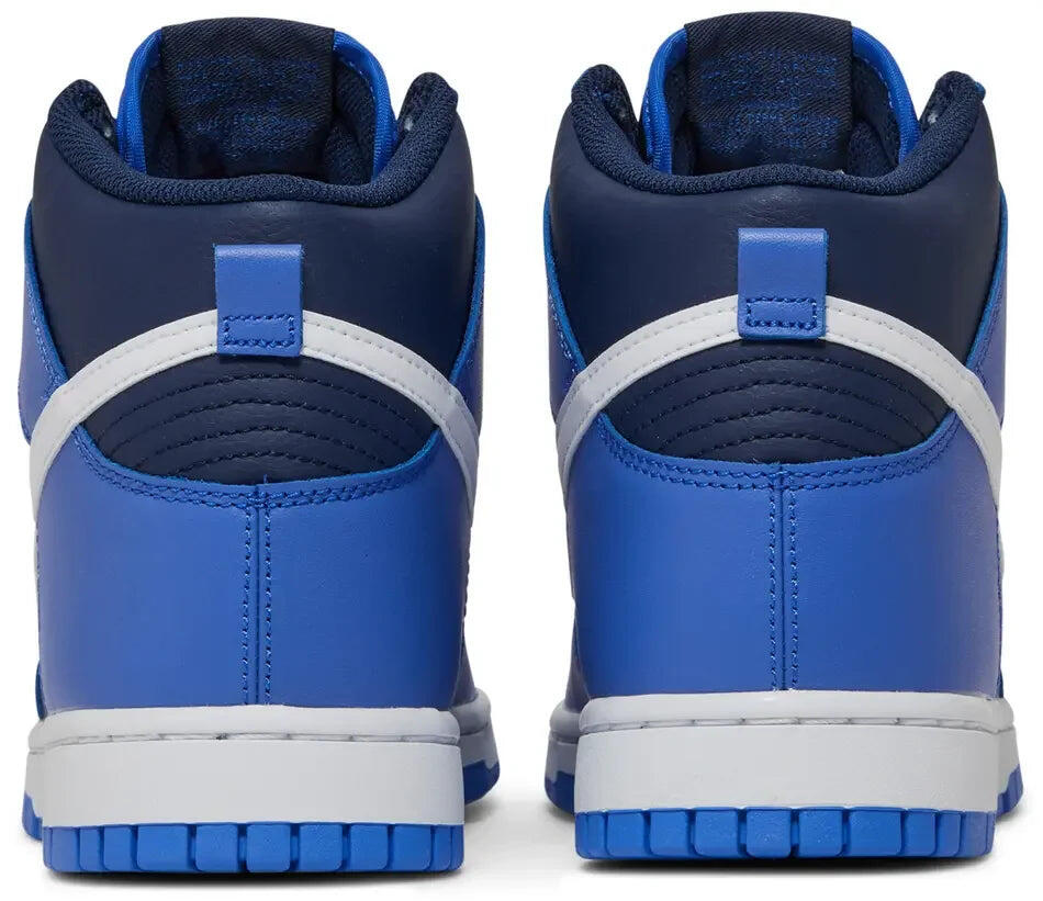Nike Dunk High Medium Blue Midnight Navy 4/5