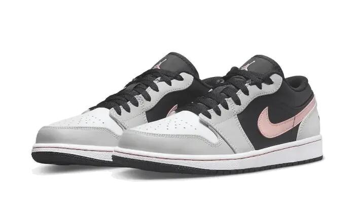 Jordan 1 Low Black Grey Pink 2/3