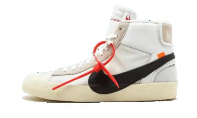 Scarpe - Unisex - Blazer Off-White - Bianco/Nero-Muslin