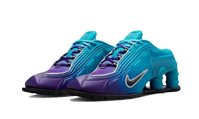 Nike Shox MR4 Mule Martine Rose Scuba Blue 2/3