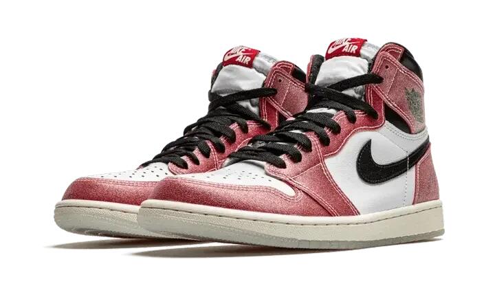 Jordan 1 Retro High Trophy Room Chicago F&F, blaue Schnürsenkel 2/4