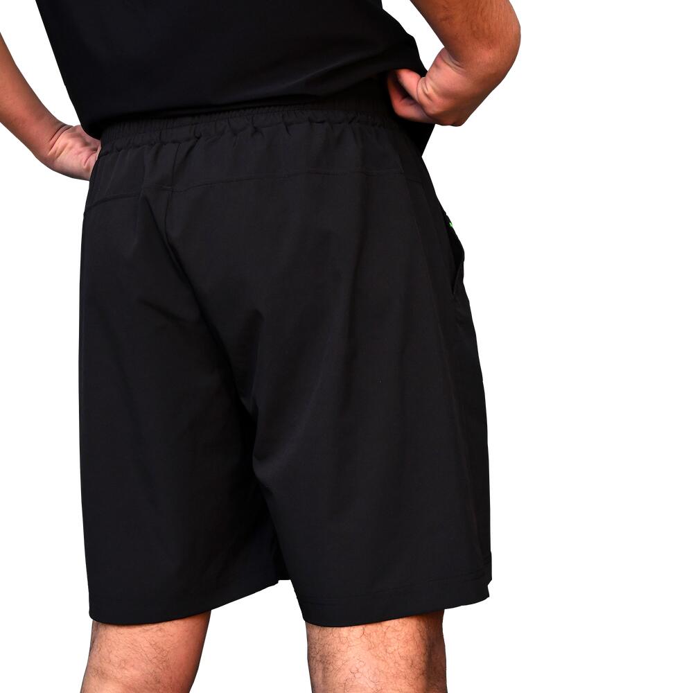 Pantalón corto de pádel Performance Negro & Verde 3/4