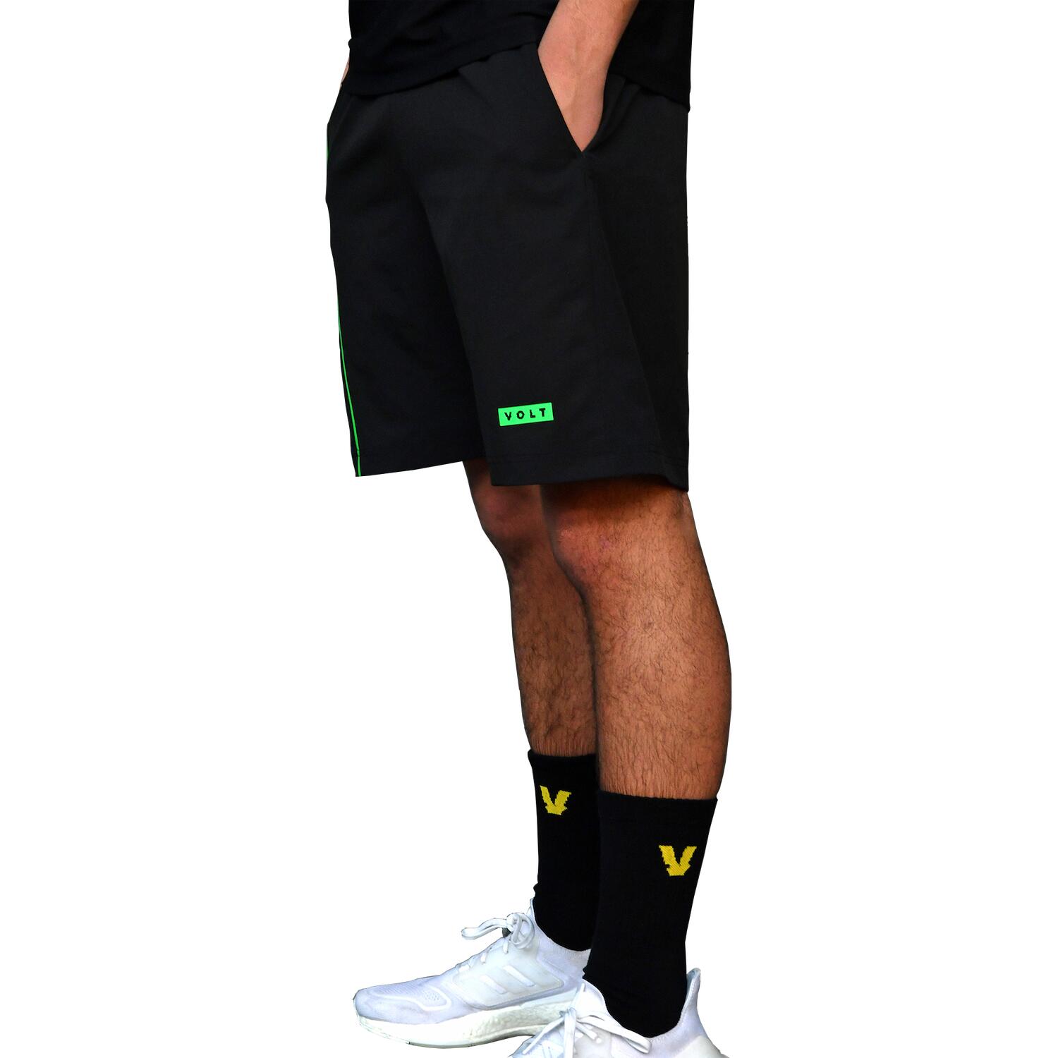 Pantalón corto de pádel Performance Negro & Verde 2/4