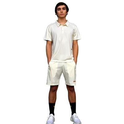 Padelshort performance beige & goud