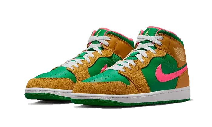Air Jordan 1 Mid Wheat Watermelon 2/3