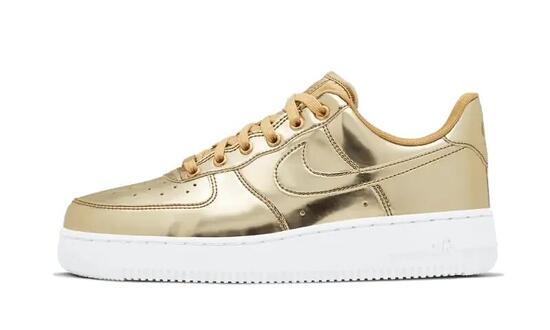 Nike Air Force 1 Metallic Gold
