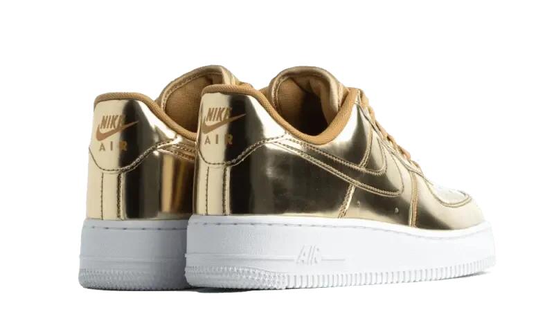Nike Air Force 1 Metallic Gold 3/4