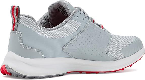 Skechers Golf Quest, chaussures de golf pour homme, gris/rouge 2/7