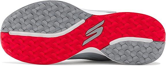 Skechers Golf Quest, chaussures de golf pour homme, gris/rouge 7/7