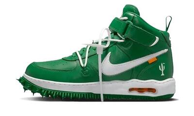 Nike Air Force 1 Mid Off-White Pine Green