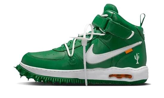 Nike Air Force 1 Mid Off-White Pine Green