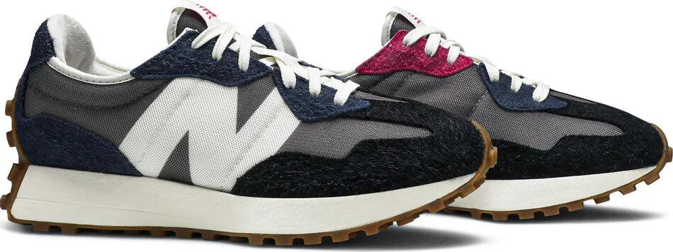 New Balance 327 Grey Navy Black 7/7