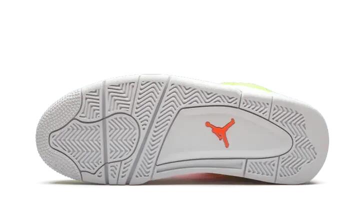 Air Jordan 4 Retro White Lemon Pink (GS) 4/4
