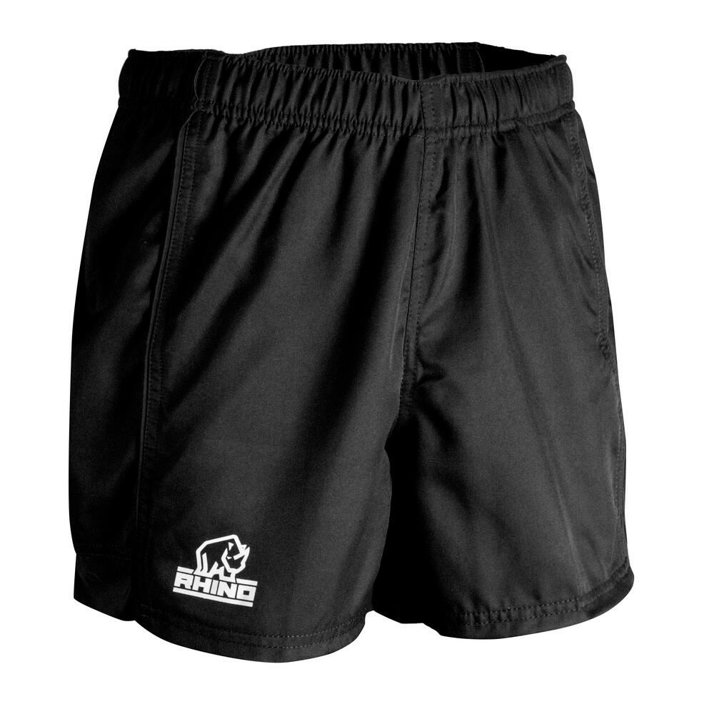 Mens Auckland Rugby Shorts (Black) 3/4