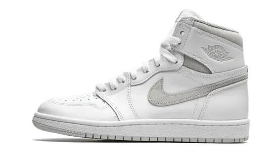 Schoenen - basketbal - air jordan 1 retro high 85 - neutral grey/white