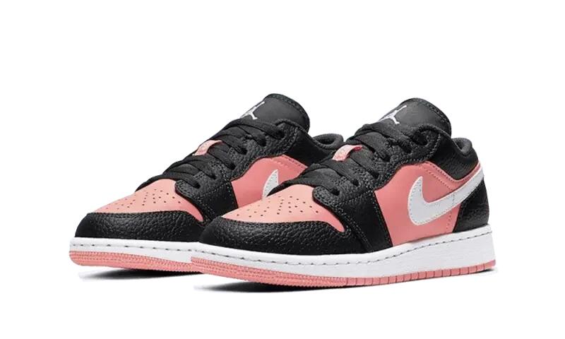 Air Jordan 1 Low Black Pink Quartz (GS) 2/3
