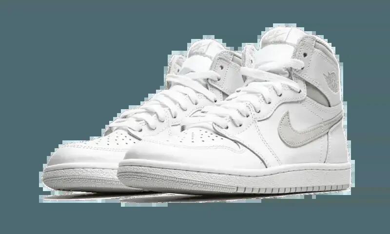 Schoenen - basketbal - air jordan 1 retro high 85 - neutral grey/white 2/4
