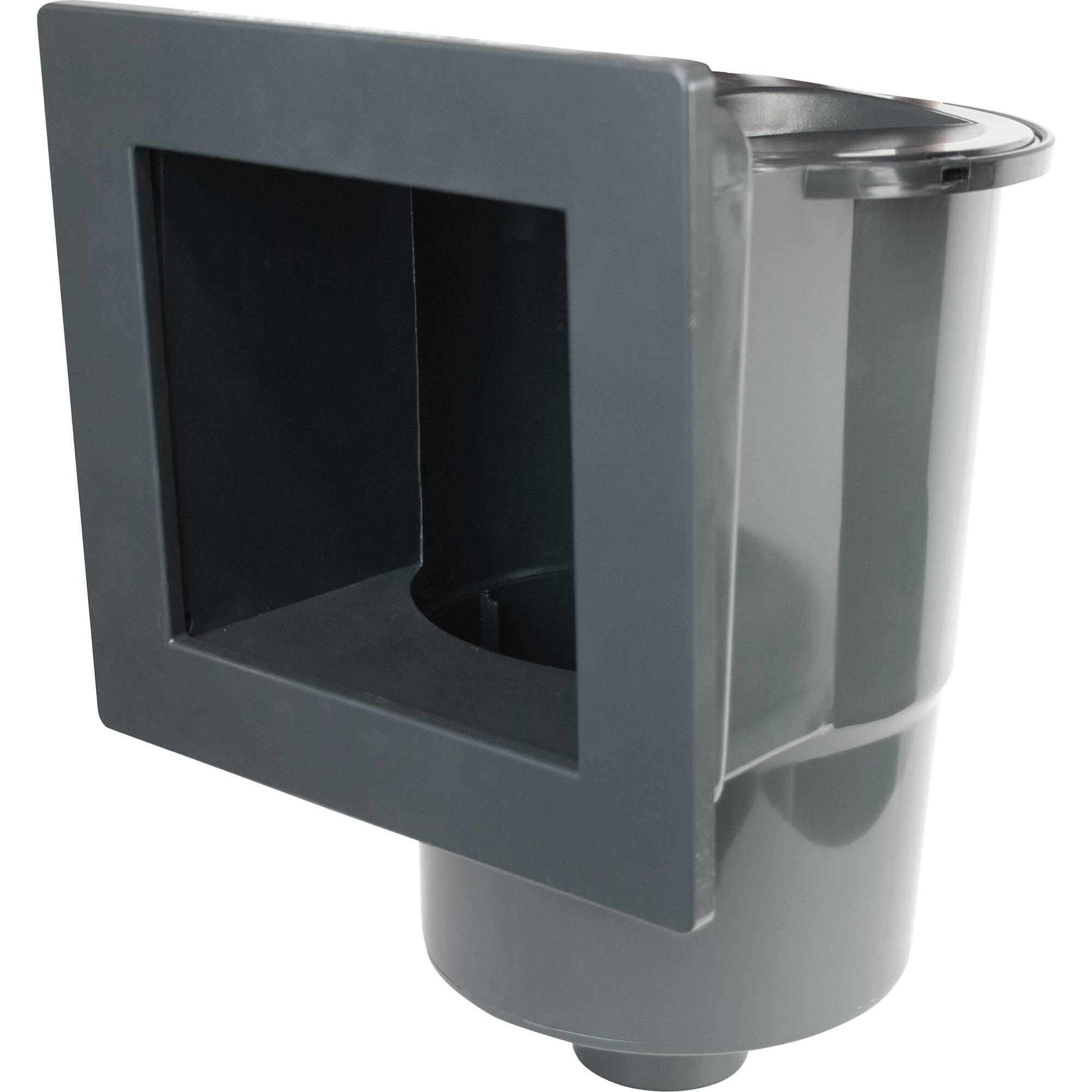 Einbauskimmer und Rücklaufdüse (38 mm), anthrazit RAL 7016 3/4