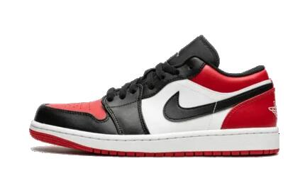 Schoenen - basketbal - air jordan 1 low - zwart/rood/wit