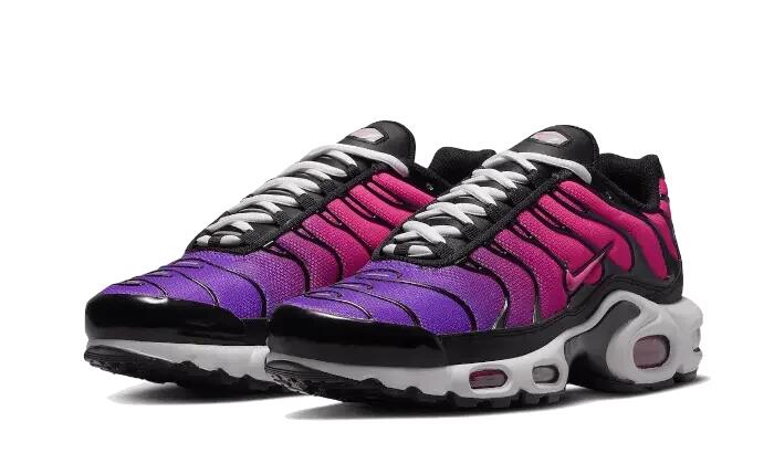 Laufschuhe - schuhe - gedämpft - air max plus dusk - lila/rosa-schwarz 2/3
