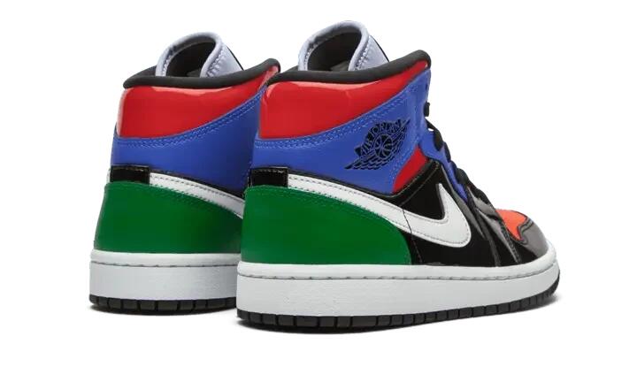 Air Jordan 1 Mid Multi Patent 3/4