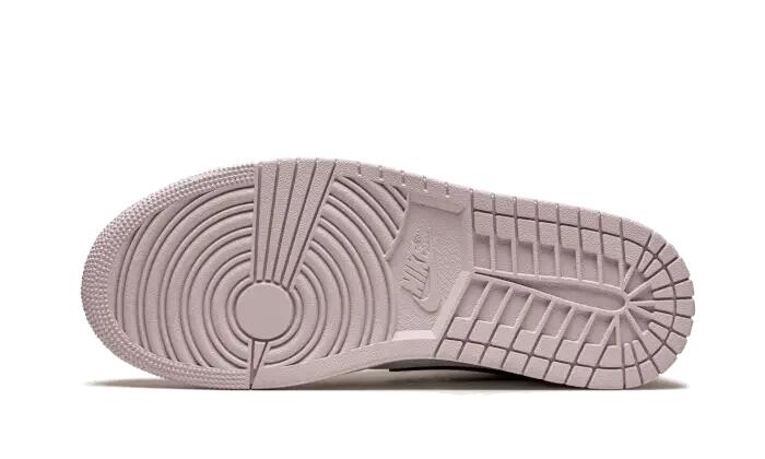 Schoenen - air jordan 1 mid - mid-top in leer - barely rose/wit 4/4