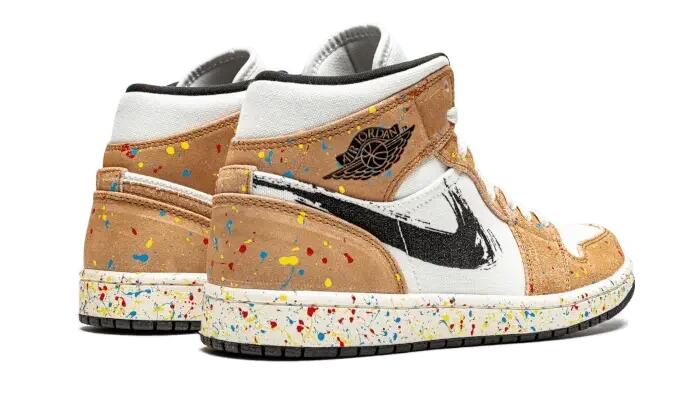 Air Jordan 1 Mid SE Brushstroke 3/5