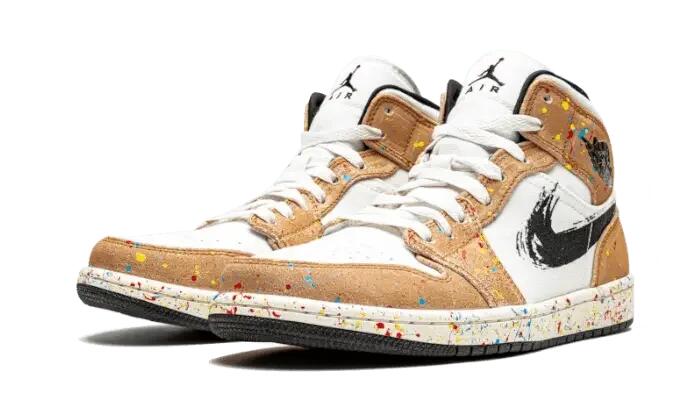 Air Jordan 1 Mid SE Brushstroke 2/5