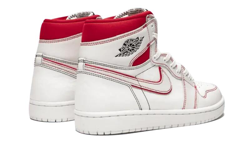 Jordan 1 Retro High Phantom Gym Red 3/4