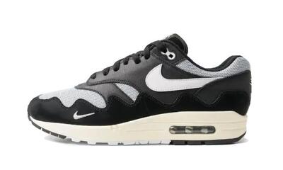 Air Max 1 Patta Black Grey (Special Box + Bracelet) - Taille : 42.5 EU