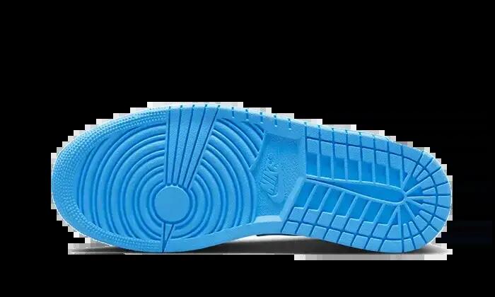 schoenen - lifestyle - unisex - air jordan 1 low - zwart/university blue/wit 3/3