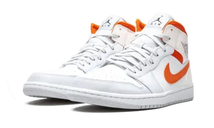 Zapatillas - Lifestyle - Unisex - AJ1 medio - Blanco/Starfish 2/4