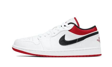 Zapatillas Air Jordan 1 Low White University Red Black