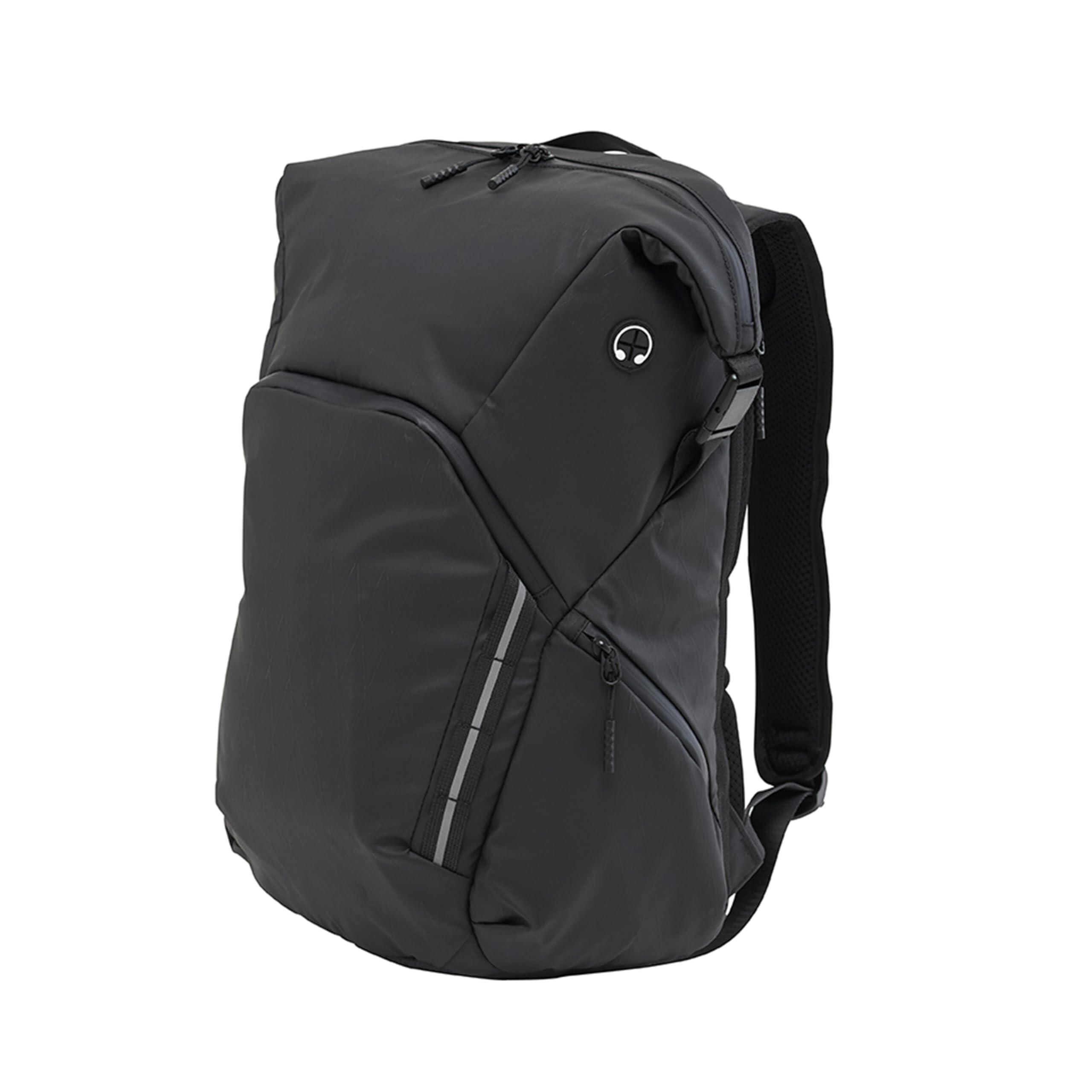 TechTrek Pro mochila 19L laptop impermeável preta 6/7