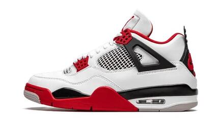 Zapatillas - Baloncesto - Jordan 4 Fire Red - Negro/Tech Grey