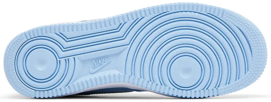 Nike Air Force 1 Low '07 LV8 Phychic Blue White Patent 3/5