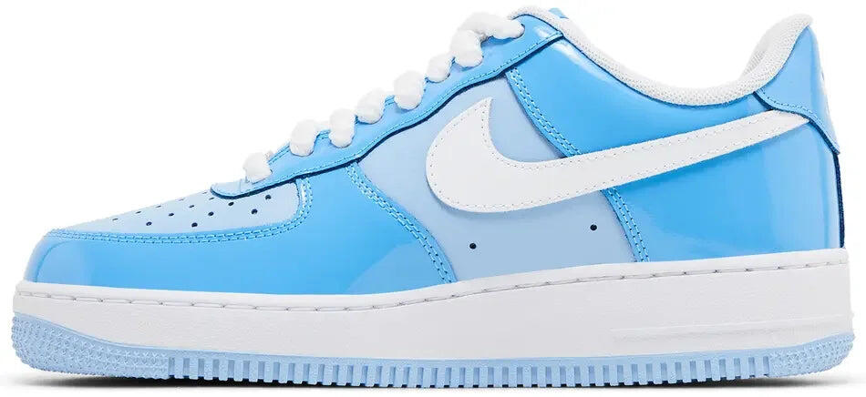 Nike Air Force 1 Low '07 LV8 Phychic Blue White Patent 2/5