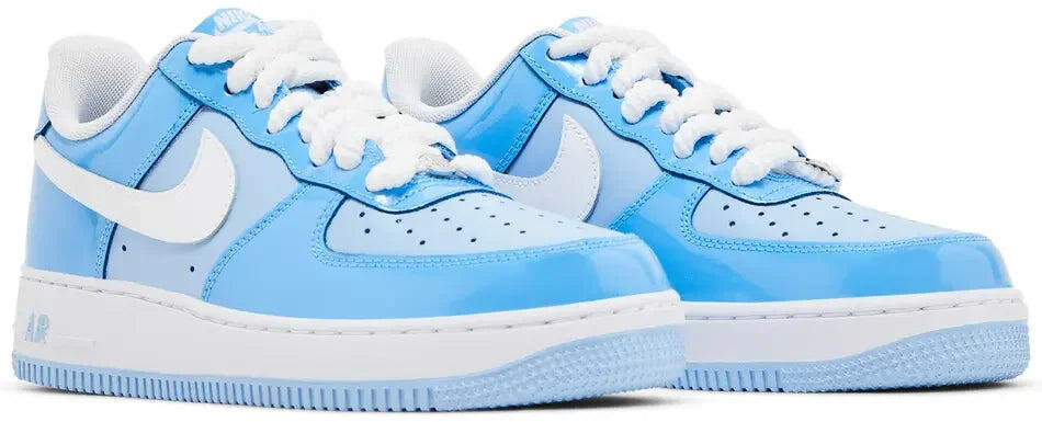 Nike Air Force 1 Low '07 LV8 Phychic Blue White Patent 5/5