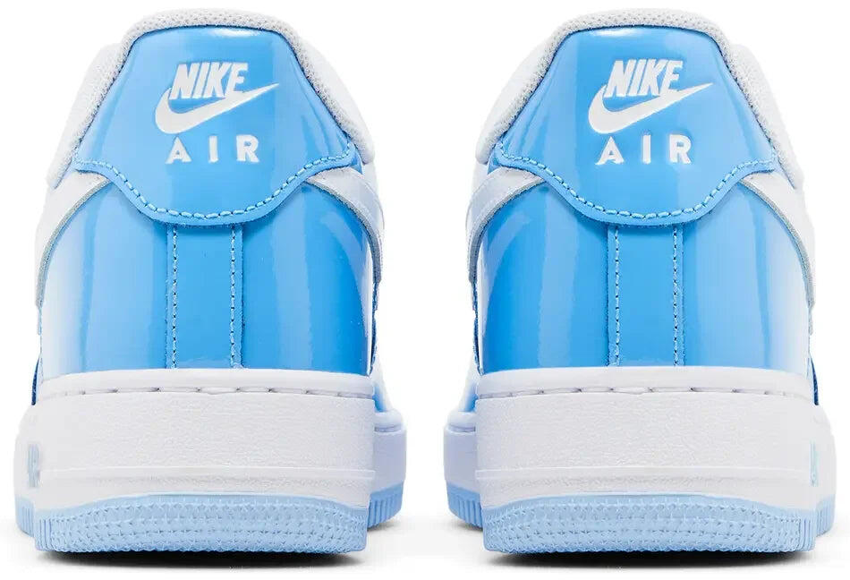 Nike Air Force 1 Low '07 LV8 Phychic Blue White Patent 4/5