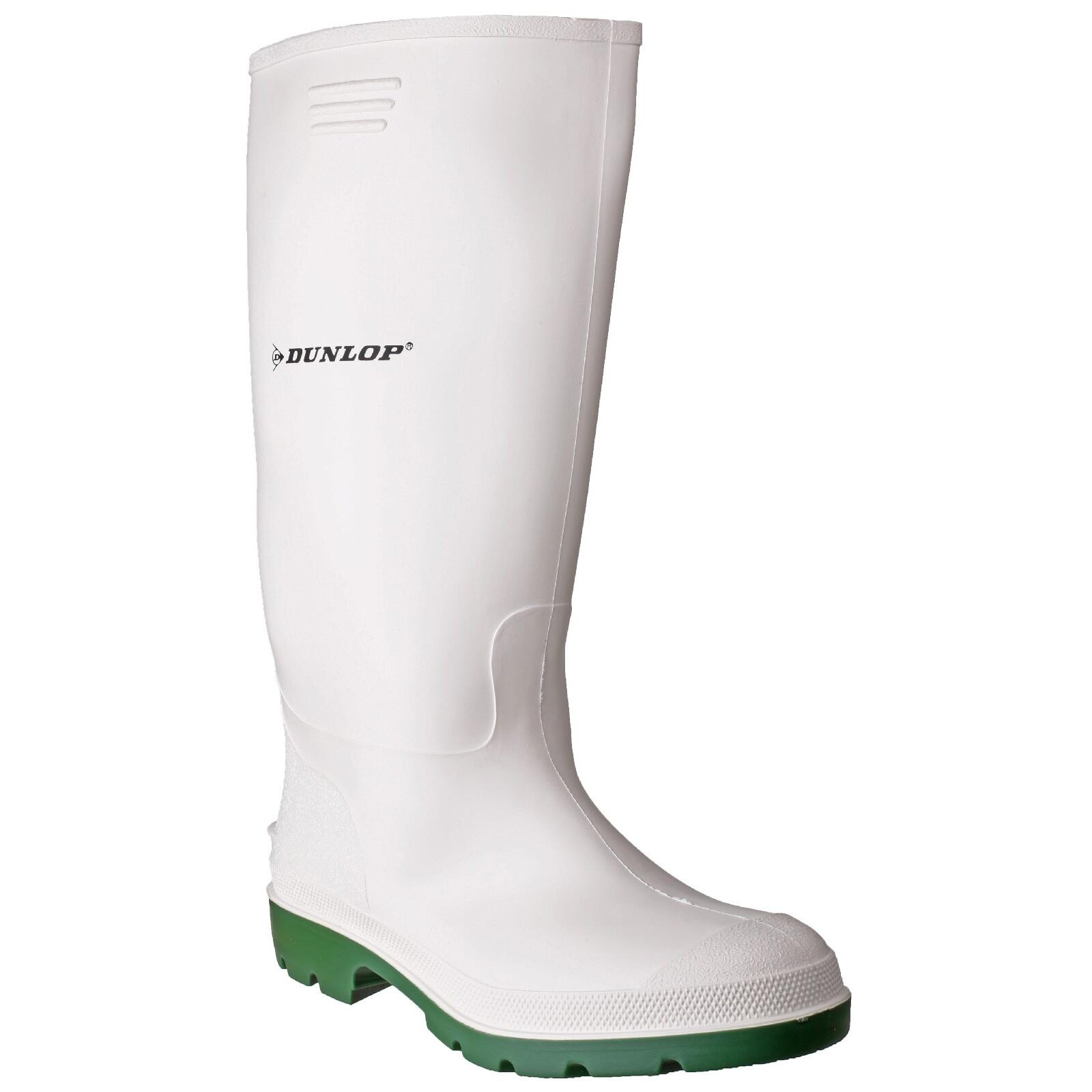 DUNLOP Womens/Ladies Pricemastor 380BV Wellington Boots (White/Green)