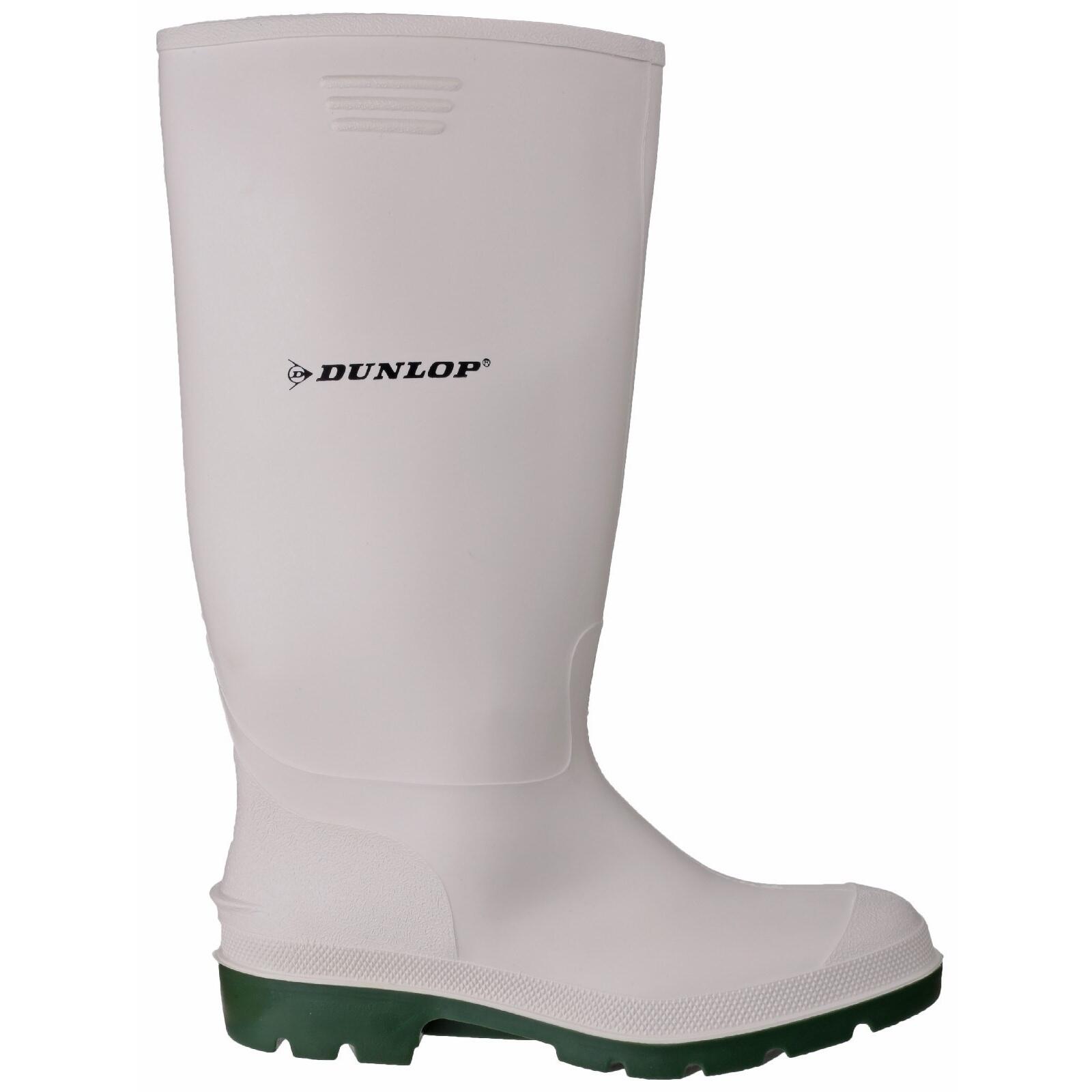 Mens Pricemastor 380BV Wellington Boots (White/Green) 2/4