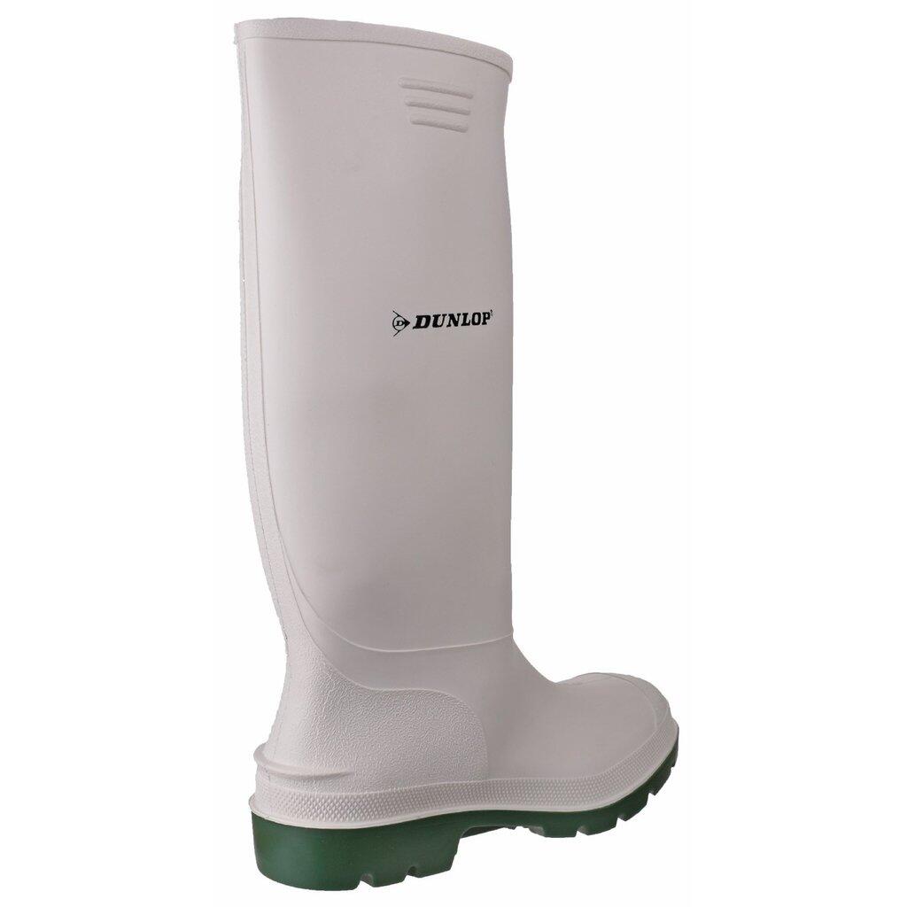 Mens Pricemastor 380BV Wellington Boots (White/Green) 4/4