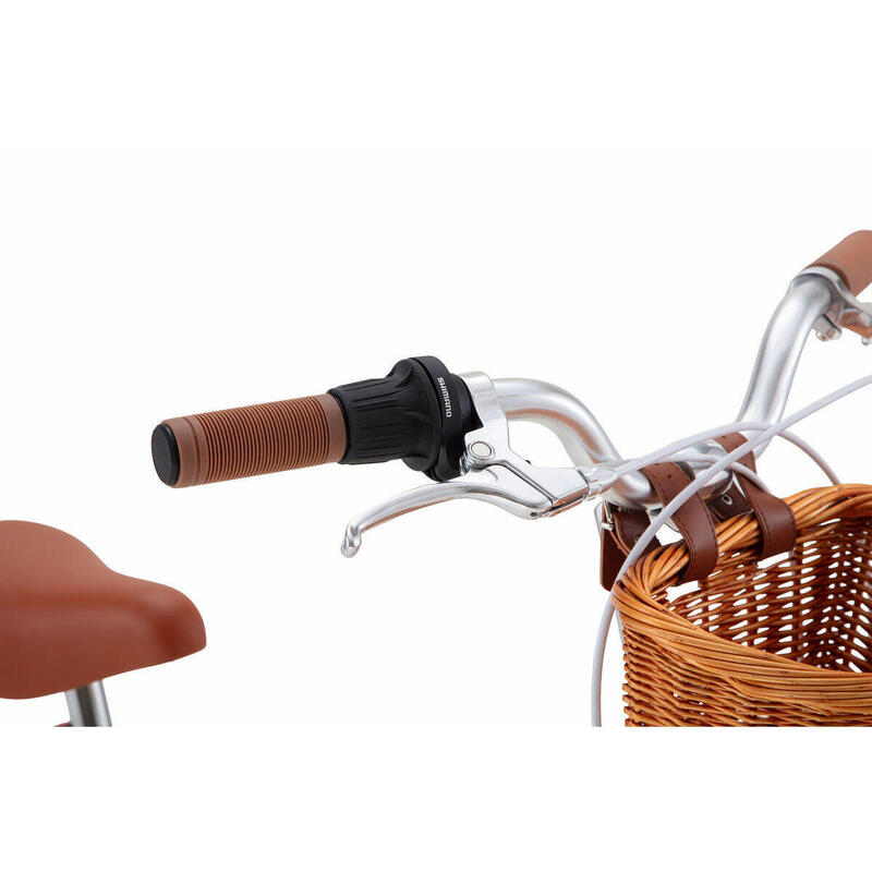Bicicletă pentru copii 20" clasică vintage crem copil