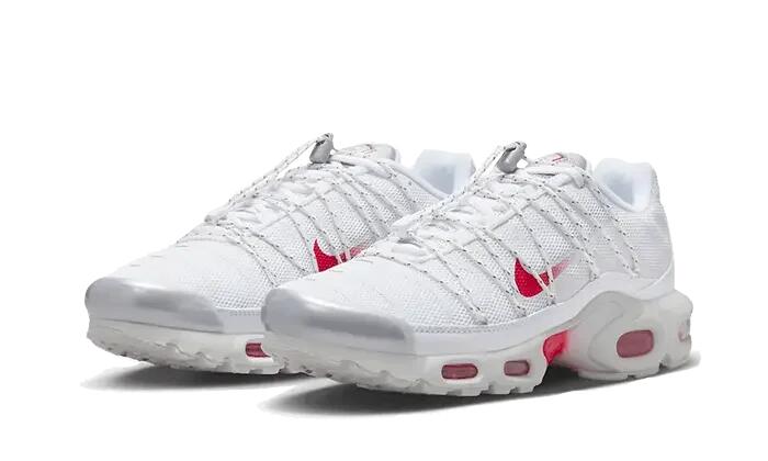 Air Max Plus Utility White Silver Red 2/3