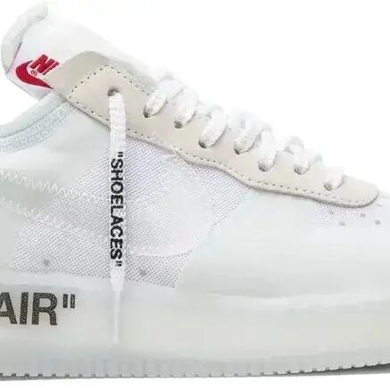 Unisex - Lifestyle - Shoes - Off-White x Nike Air Force 1 Low - White/Sail