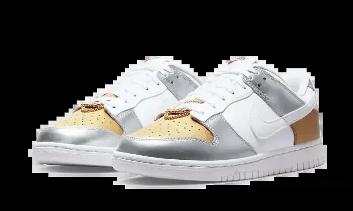 Zapatillas Dunk Low - Metallic Gold/Silver - EU 44 2/3