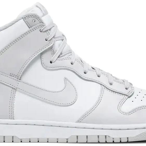 Unisex - Lifestyle - Shoes - High-top, Two-tone leather - Dunk High - Vast Grey