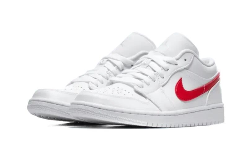 Air Jordan 1 Low White University Red (W) 2/3